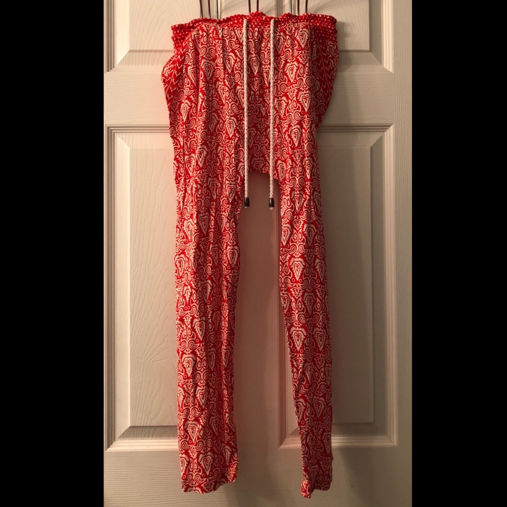 Forever 21 Orange Boho Harem Pants (sz XS)